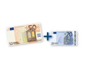 70 Euro Jubiläums-Geldprämie